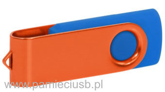 Twister usb pendrive pomarańczowo-niebieski